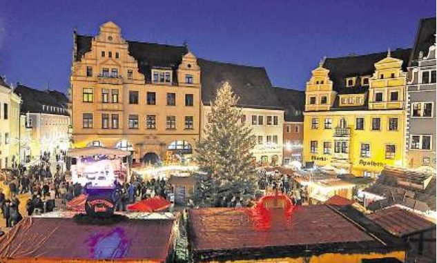 Der Meiß- ner Weihnachtsmarkt gilt als besonders familienfreundlich. Foto: Claudia Hübschmann