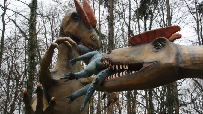 Realitätsnahe Dinosaurier entführen in längst vergessene Welten. Foto: Franziska Sommer