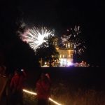 Das Feuerwerk über Schloss Albrechtsberg ließ die Besucher staunen. Foto: F. Sommer