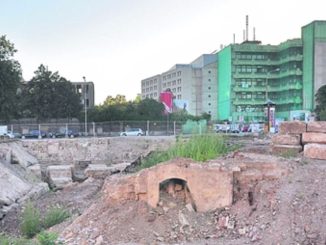 Archäologen haben am Postplatz Teile der alten Festungsanlagen gefunden. Foto: Una Giesecke