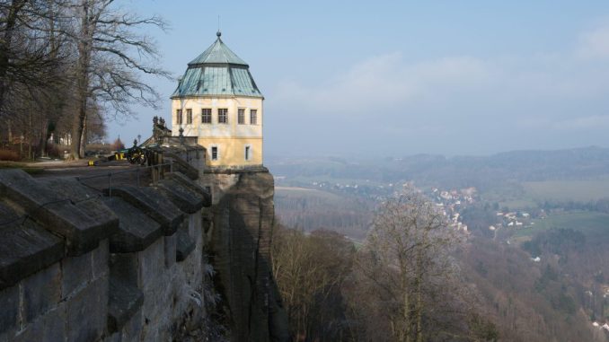 Das Lustschloss Friedrichsburg auf der Festung Königstein. Foto: Sebastian Kahnert/Archiv