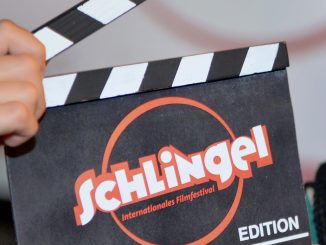 «Schlingel»-Filmklappe. Foto: Hendrik Schmidt/Archiv