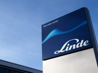 Das Logo des Technologiekonzerns Linde. Foto: Arno Burgi/Archiv