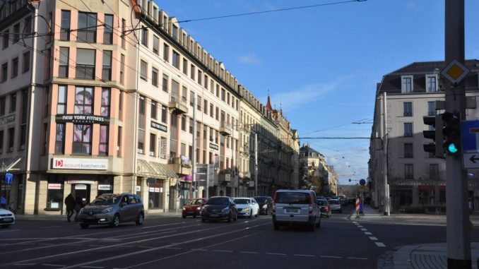 Tempo 30 auf der Bautzner Straße - das sieht der aktuelle Entwurf zum Luftreinhalteplan für Dresden vor. Foto: Una Giesecke