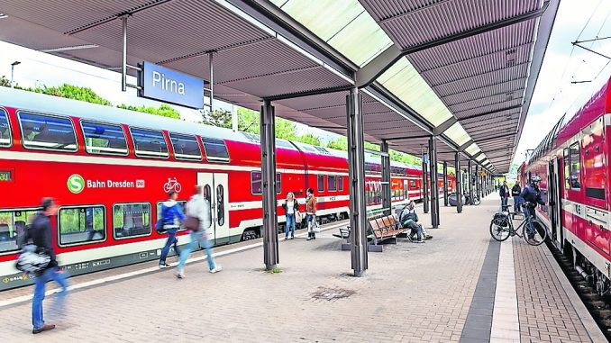 Kaum noch Wartezeit: S-Bahn verdichtet den Fahrplan nach Pirna. Foto: Neumann