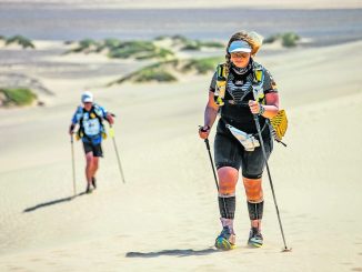 Antje Wensel landete beim Ultralauf durch die Wüste unter den Top Ten. Foto: Delius Klasing Verlag