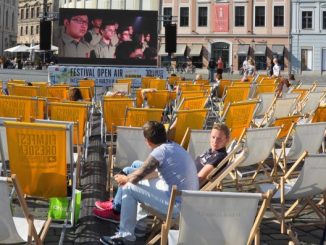 Open-Air-Kino auf dem Neumarkt (Foto: Una Giesecke)