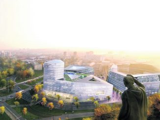 Das neue Verwaltungsgebäude soll etwa 170 Millionen Euro kosten. Dank sprudelnder Einkommenssteuer und Gewerbesteuer lässt sich das realisieren. Grafik: Landeshauptstadt Dresden