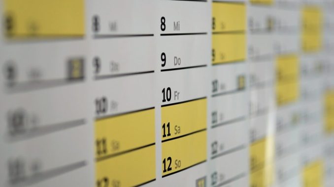Buß- und Bettag - Kalender