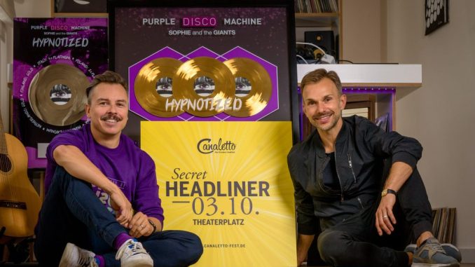 Purple Disco Machine gibt großes Heimkonzert zum Dresdner Stadtfest