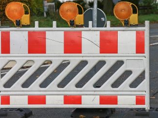 Brücke über der Weißeritz am Wochenende gesperrt