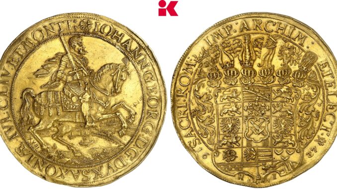 Goldmünze 1627