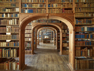 Historischer Bibliothekssaal im Barockhaus Görlitz. Foto: Daniel Zielske