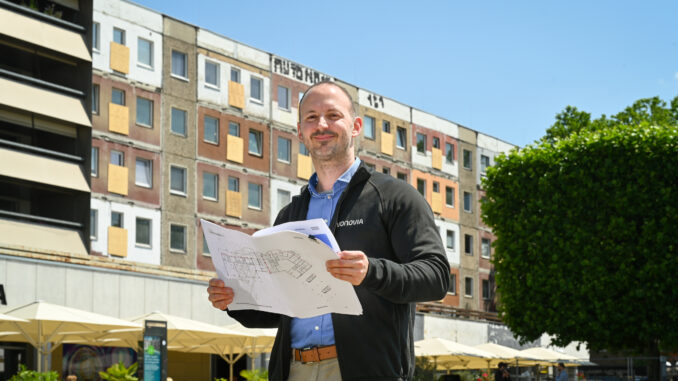Vonovia, Neustädter Markt, Dresden, PK, Alexander Wuttke, Vonovia, Leiter Region Dresden Mitte-West Vonovia