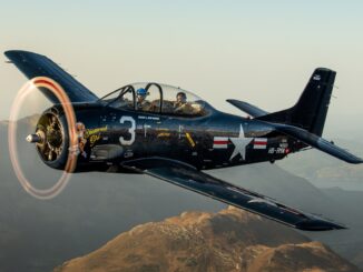 Eine Trojan T-28 (Foto: Nils W&auml;lti)