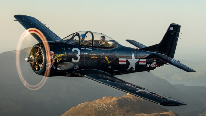 Eine Trojan T-28 (Foto: Nils Wälti)