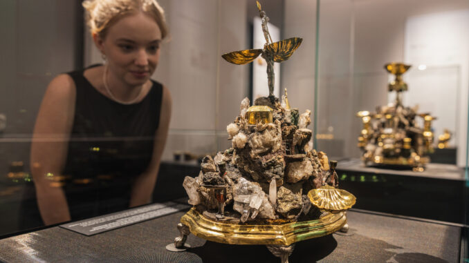 Ausstellungsansicht "Rotes Gold. Das Wunder von Herrengrund" Grünes Gewölbe