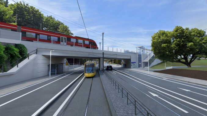 Hamburger Stra&szlig;e Neubau Bahnbr&uuml;cke