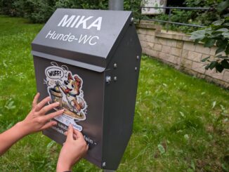 Radeberg M&uuml;lleimer beklebt